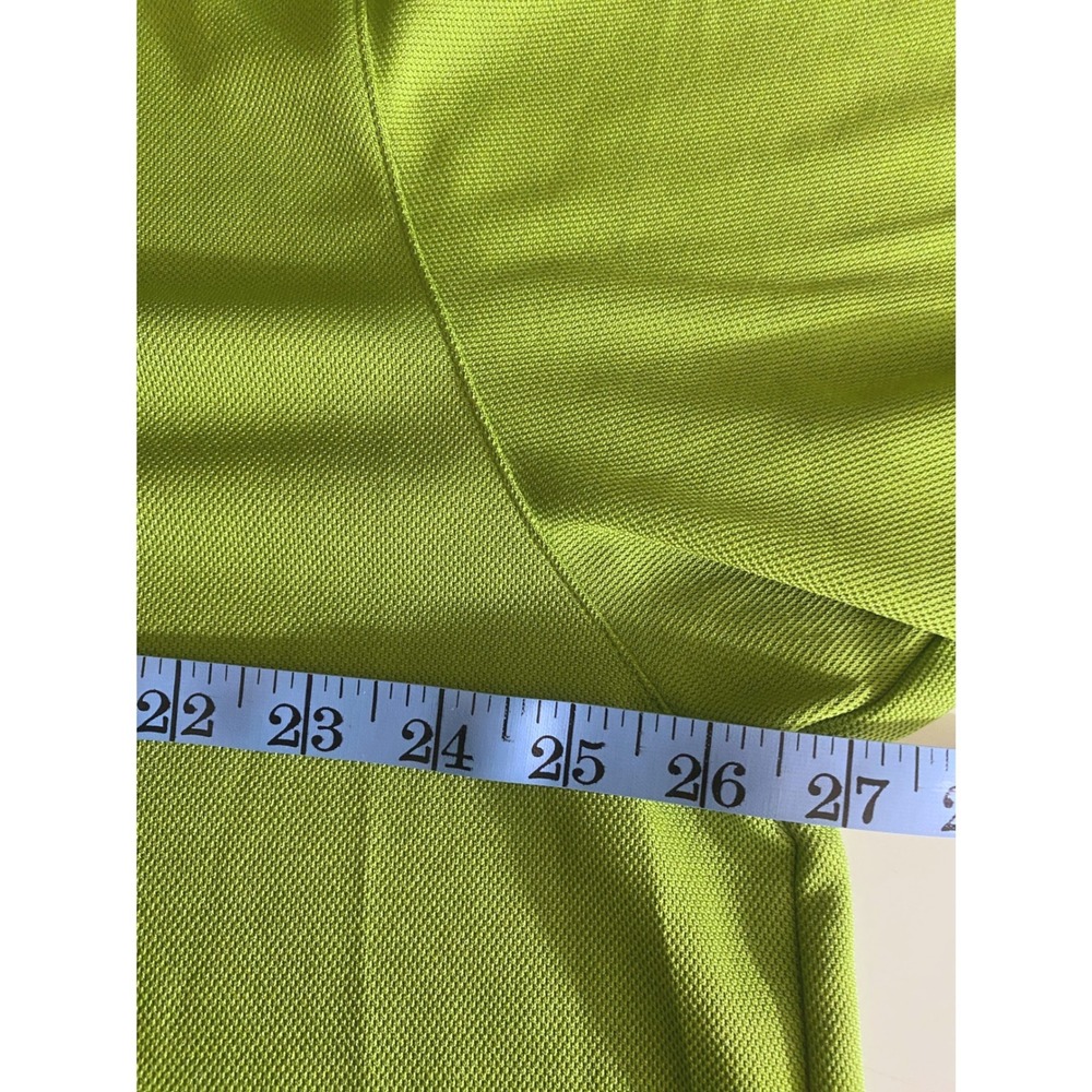 Under Armour Polo Shirt Men XXL Lime Green HeatGear Fitted Athletic Top - Picture 7 of 10